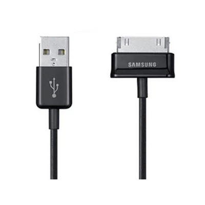 Adatkábel, Samsung GT-P1000, Galaxy Tab, /USB/, /ECC1DP0UBE/, fekete, csomagolás nélküli
