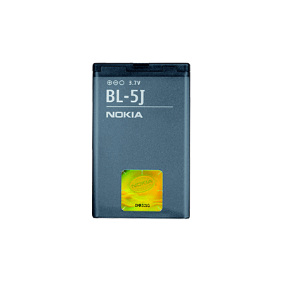 Akkumulátor, Nokia 302 Asha, Lumia 520  /BL-5J/, 1320mAh, Li-ion, gyári, csomagolás nélküli