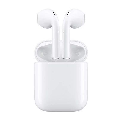 Bluetooth headset, KAKU KSC-503 vezeték nélküli fülhallgató, töltő tokkal, fehér, bliszteres