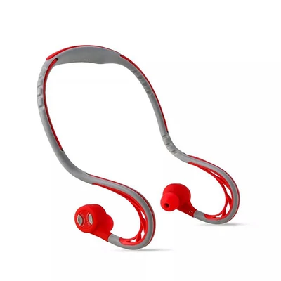 Headset, Remax RB-S20, sport bluetooth headset, szürke-piros, bliszteres