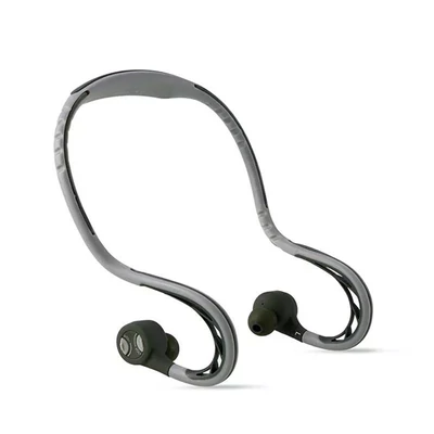 Headset, Remax RB-S20 sport bluetooth headset, szürke-zöld, bliszteres