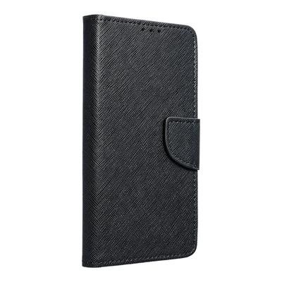 Tok, Telone Fancy oldalra nyíló flip tok, szilikon belsővel, Apple iPhone 13 Mini (5,4"), fekete, csomagolás nélküli