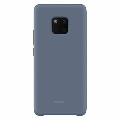Gyári tok, Huawei Mate 20 Pro, szilikon hátlap, kék, bliszteres, HUA-TPU-MATE20P-LB