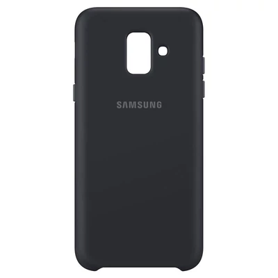 Gyári tok, Samsung Galaxy J6 (2018), Protective Cover, fekete, bliszteres, EF-PJ600CBEG
