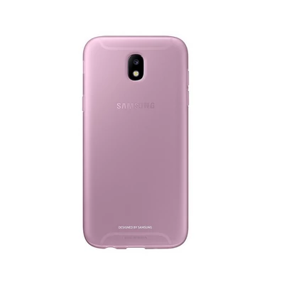 Gyári tok, Samsung Galaxy J5 (2017) J530, szilikon hátlap, rózsaszín, bliszteres, EF-AJ530TPEG