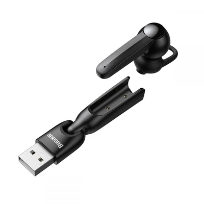 Bluetooth headset, Baseus Encok A05 /NGA05-01/, vezeték nélküli fülhallgató, fekete, bliszteres