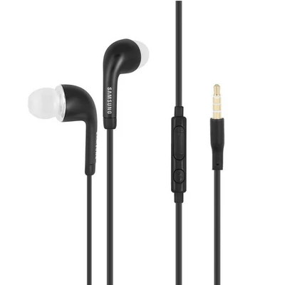 Headset, Samsung, /EO-EG900BB/, S5, felvevőgombos, sztereó, fekete, gyári, csomagolás nélküli