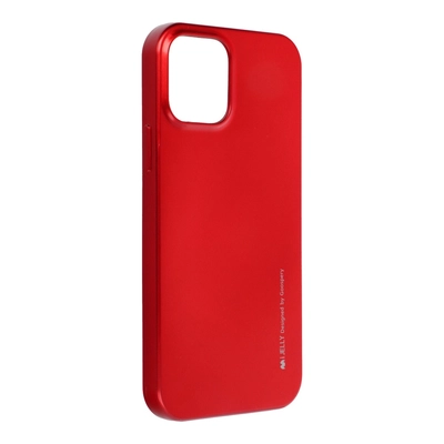 Tok, Mercury i-Jelly, fémhatású matt szilikon, Apple iPhone 6, 6S, piros