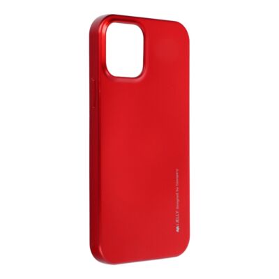 Tok, Mercury i-Jelly, fémhatású matt szilikon, Apple iPhone 11 (6,1"), piros