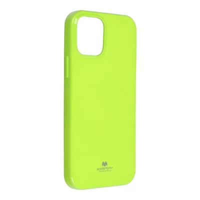 Tok, Mercury Jelly, szilikon, (csillámporos), Samsung Galaxy S10 E, lime zöld