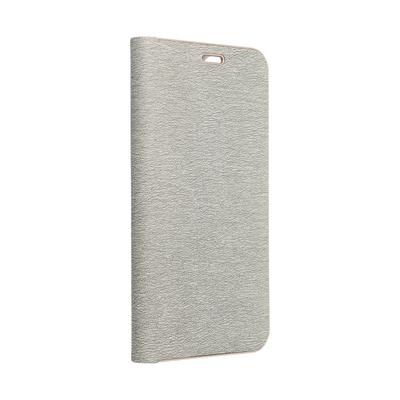 Tok, Vennus, oldalra nyíló mágneses műbőr flip tok, Apple iPhone 14 Pro (6,1"), szürke, (szilikon belsővel), csomagolás nélküli (prémium minőség)