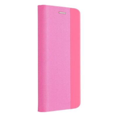 Tok, Sensitive, mágneses oldalra nyíló flip tok, Apple Iphone 12 Mini (5,4"), rózsaszín, (szilikon belsővel), csomagolás nélküli