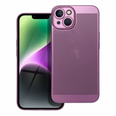 Tok, Breezy, műanyag hátlapvédő, Apple Iphone 13 (6,1"), kameravédővel, lila