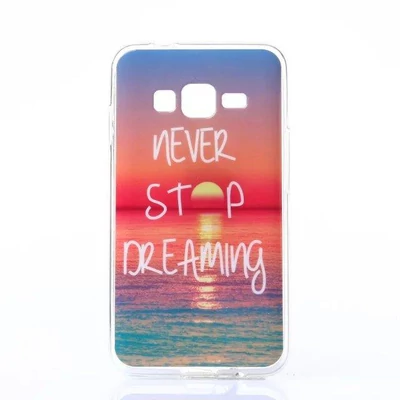 Szilikon tok, Apple iPhone X / XS, átlátszó, mintás hátlap, minta 1 (Naplemente)