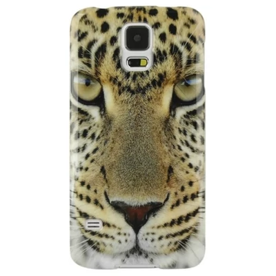 Szilikon tok, Apple iPhone X / XS, átlátszó, mintás hátlap, minta 12 (Leopárd)