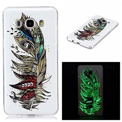 Szilikon tok, Glowing, Apple iPhone X / XS, mintás hátlap, minta 1 (Toll)