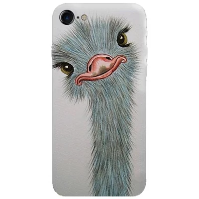 Szilikon tok, Hoco, Huawei P20, mintás hátlap, minta 2 (Strucc), bliszteres, (prémium minőség)