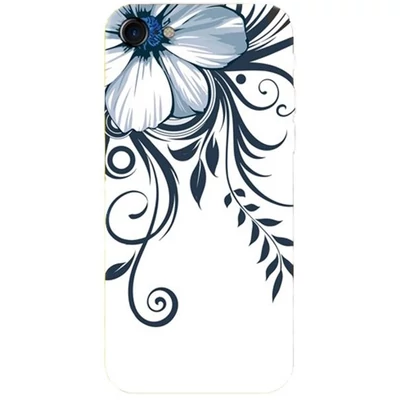Szilikon tok, Hoco, Huawei P20, mintás hátlap, minta 7 (Virág), bliszteres, (prémium minőség)