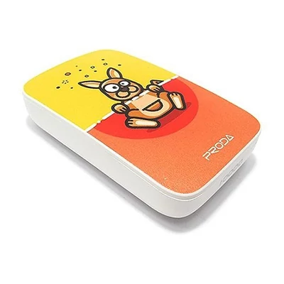 Power Bank, Remax PPL-23, 10000mAh, USB csatlakozó, micro USB, kenguru mintás, bliszteres