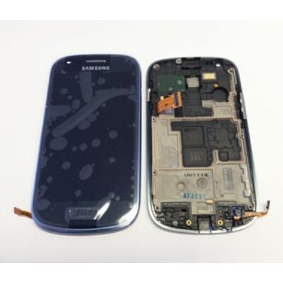Touch + LCD., Samsung I8190 S3 mini, kék, gyári