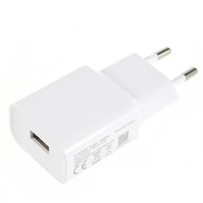 Töltő, hálózati, Xiaomi töltőfej /MDY-08-EI/, 2.5A, gyorstöltő, gyári, fehér, csomagolás nélküli 