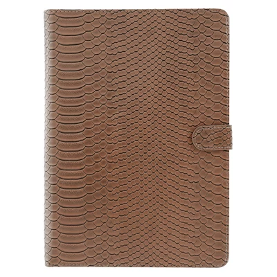 Tok, Vennus Wild, univerzális, 10”, kígyóbőr mintás tablet tok, oldalra nyíló, barna