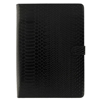 Tok, Vennus Wild, univerzális, 10”, kígyóbőr mintás tablet tok, oldalra nyíló, fekete