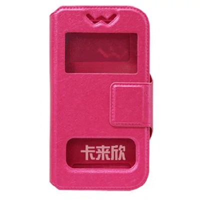 Tok, G-Life, univerzális, oldalranyíló ablakos flip tok, felvevő nyílásos, 5,3"-5,8", XL méret, rózsaszín