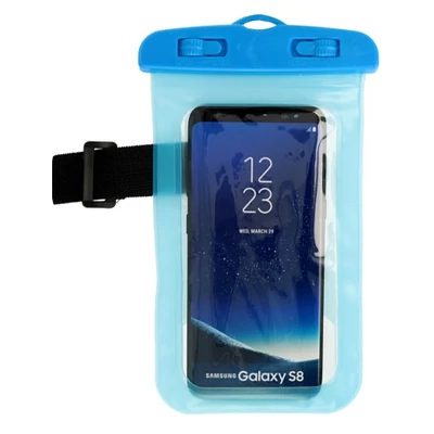 Tok, Waterproof vízálló telefon tok, univerzális, kék