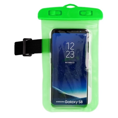 Tok, Waterproof vízálló telefon tok, univerzális, zöld