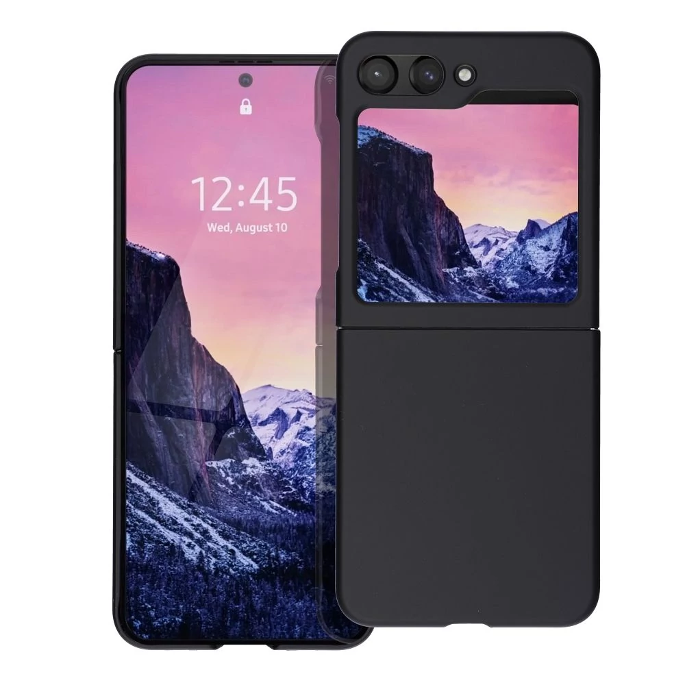 Tok, Slim, műanyag hátlap, Samsung Galaxy Z Flip 5 5G, fekete