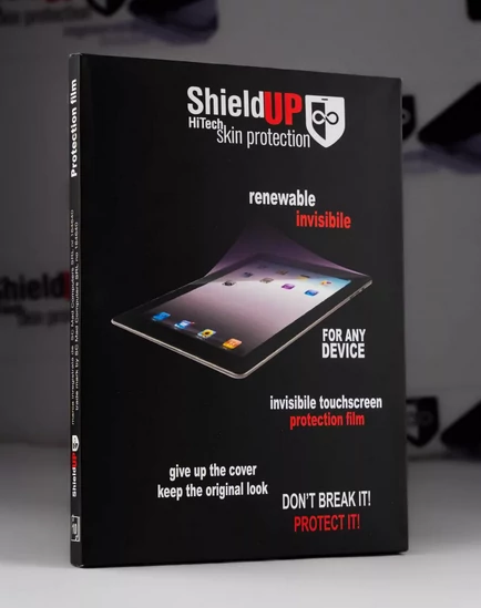 Képernyővédő, ShieldUp, méretre vágható, öngyógyító tablet fólia, 230 mikron, 10db / csomag