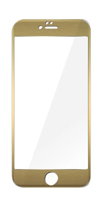 Képernyővédő, ütésálló üvegfólia, Apple Iphone 7 / 8 / SE (2020 / 2022), full size 5D, arany