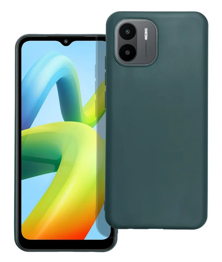 Tok, MATT szilikon tok, Samsung Galaxy A16, sötétzöld