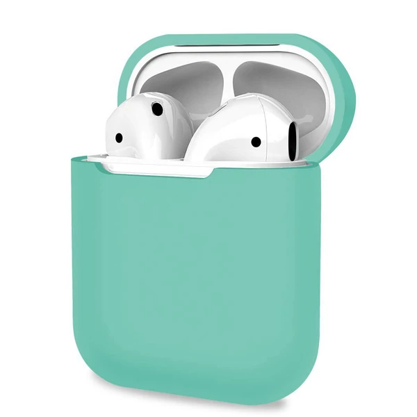Szilikon tok, Apple Airpods 1 / 2, menta