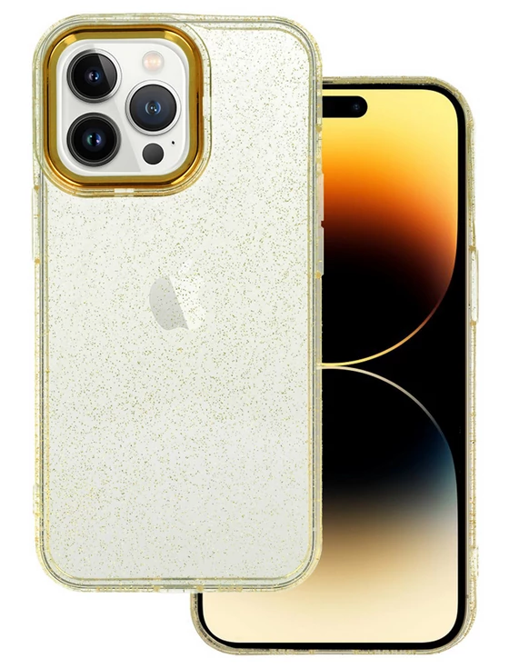 Tok, Tel Protect GOLD GLITTER, Apple Iphone 14 (6,1