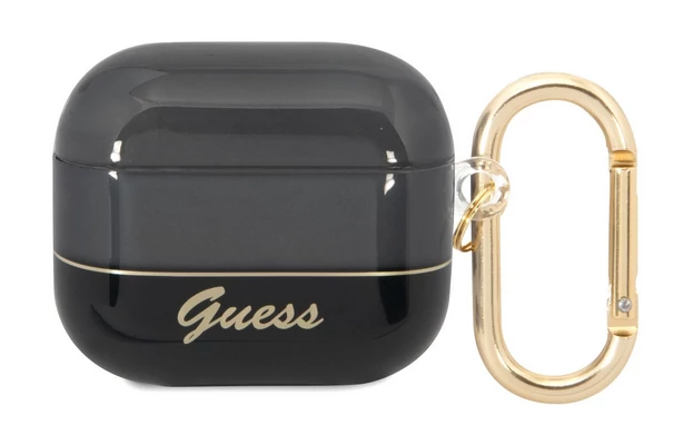 Tok, Guess /GUA3HGCOHK/, Airpods 3, Translucent, fekete