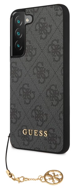 Tok, Guess /GUHCS23MGF4GGR/, 4G Charms, Samsung Galaxy S23 Plus, szürke