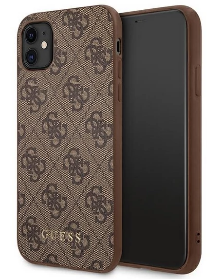 Tok, Guess /GUHCN61G4GFBR/, 4G Metal Gold Logo, Apple Iphone 11 (6,1
