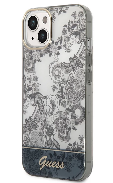 Tok, Guess /GUHCP14SHGPLHG/, PC/TPU Toile De Jouy, Apple Iphone 14 (6,1