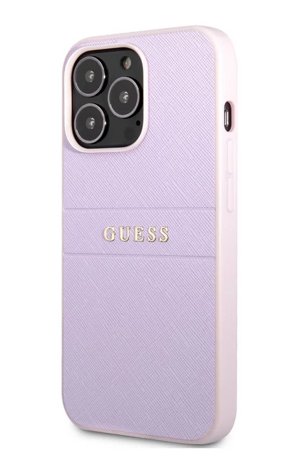 Tok, Guess /GUHCP13LPSASBPU/, PU Leather Saffiano, Apple Iphone 13 Pro (6,1
