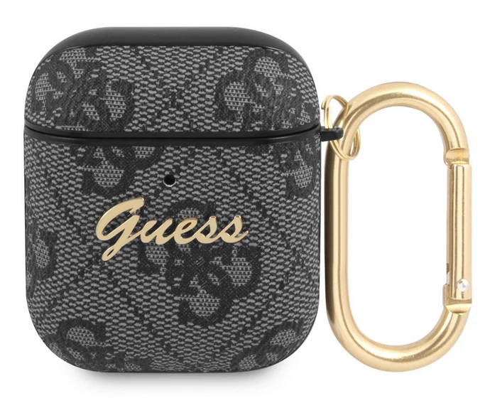 Tok, Guess /GUA24GSMK/, Apple Airpods 1/2, 4G Script PC/PU, szürke