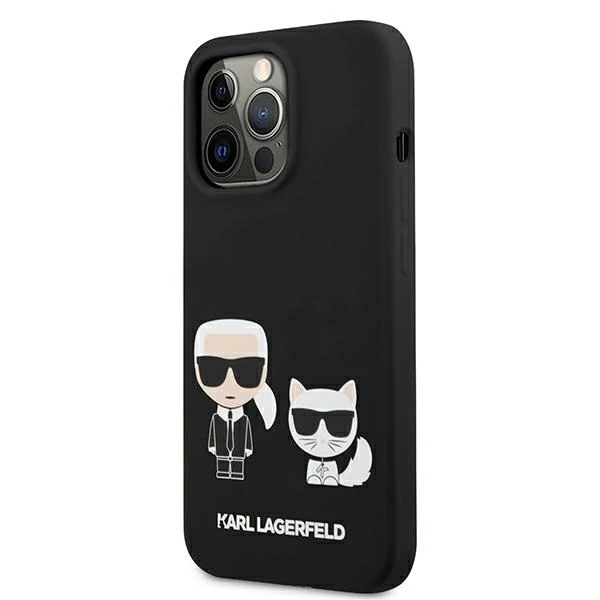 Tok, Karl Lagerfeld /KLHCS22MSSKCK/, Silicone, Samsung Galaxy S22 Plus, Karl & Choupette, fekete