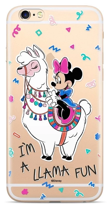 Szilikon tok, Samsung Galaxy A50 A505, Disney, mintás hátlap, minta 1 (Minnie Lama)