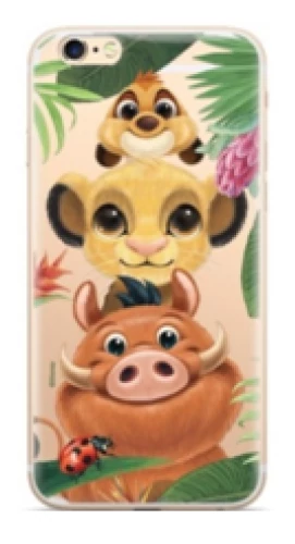 Szilikon tok, Samsung Galaxy A70 A705, Disney, mintás hátlap, minta 003 (Oroszlánkirály)