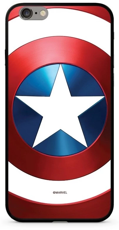 Szilikon tok, Samsung Galaxy A10 A105, Marvel, mintás hátlap, minta 3 (Captain America)