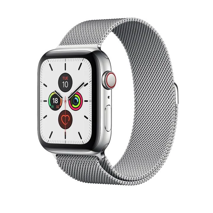 Milánó acél szíj, Apple Watch, Méret: 38/40/41mm, ezüst