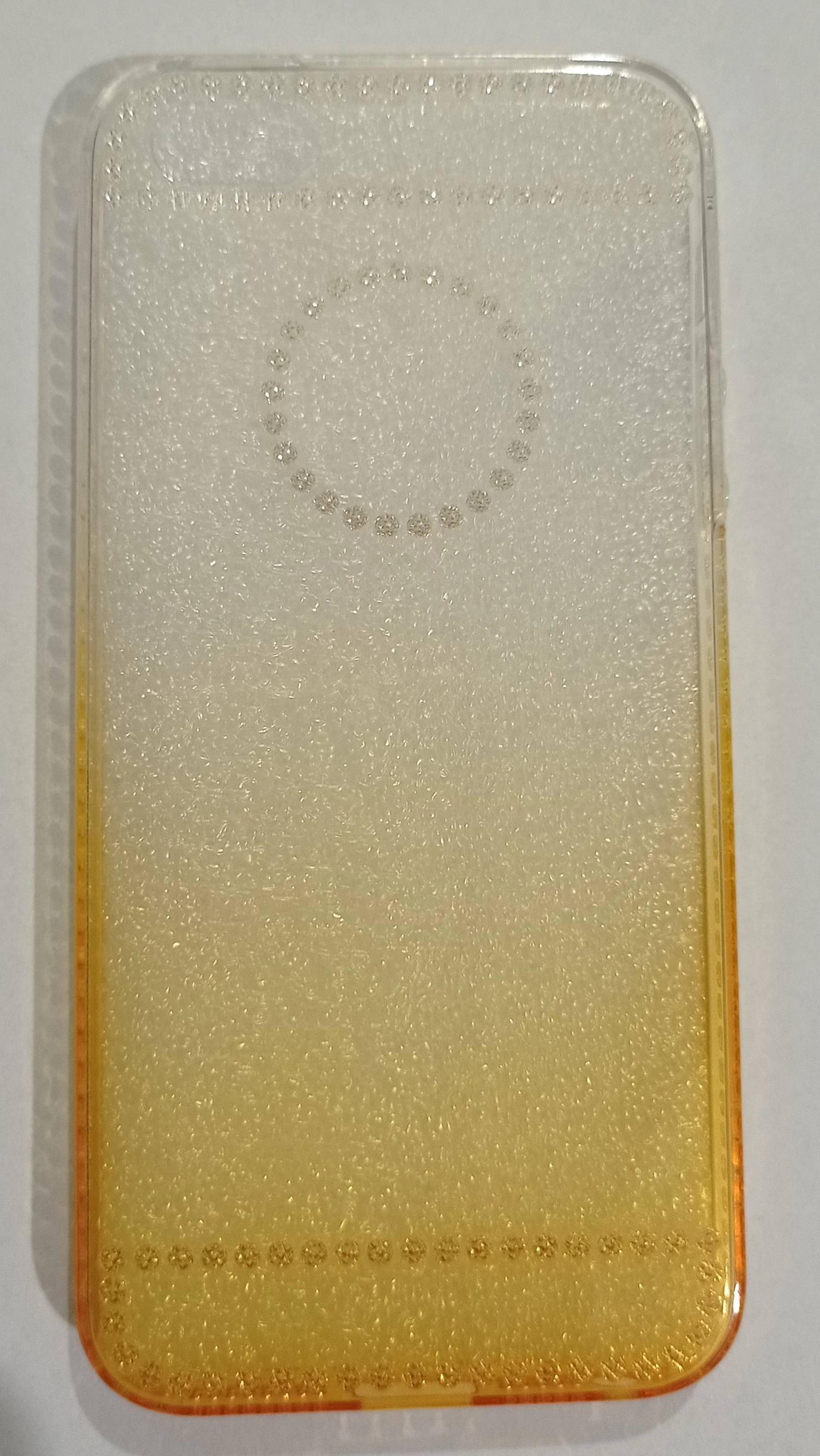 Tok, Ultra Slim-szilikon tok, Karen, Apple iPhone 7 / 8, színátmenetes, arany-átlátszó