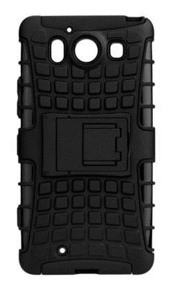 Tok, Panzer, ütésálló tok, Apple iphone X / XS, fekete, csomagolás nélkül
