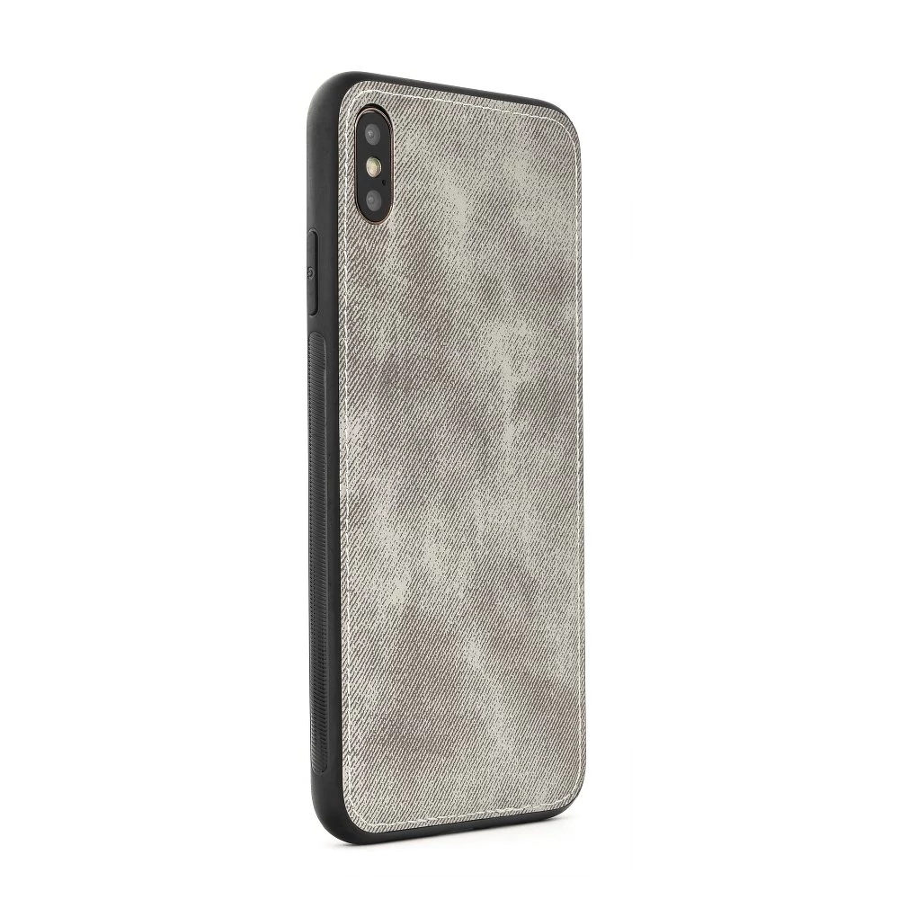 Tok, Denim, szilikon hátlap, Huawei P Smart (2019), szürke